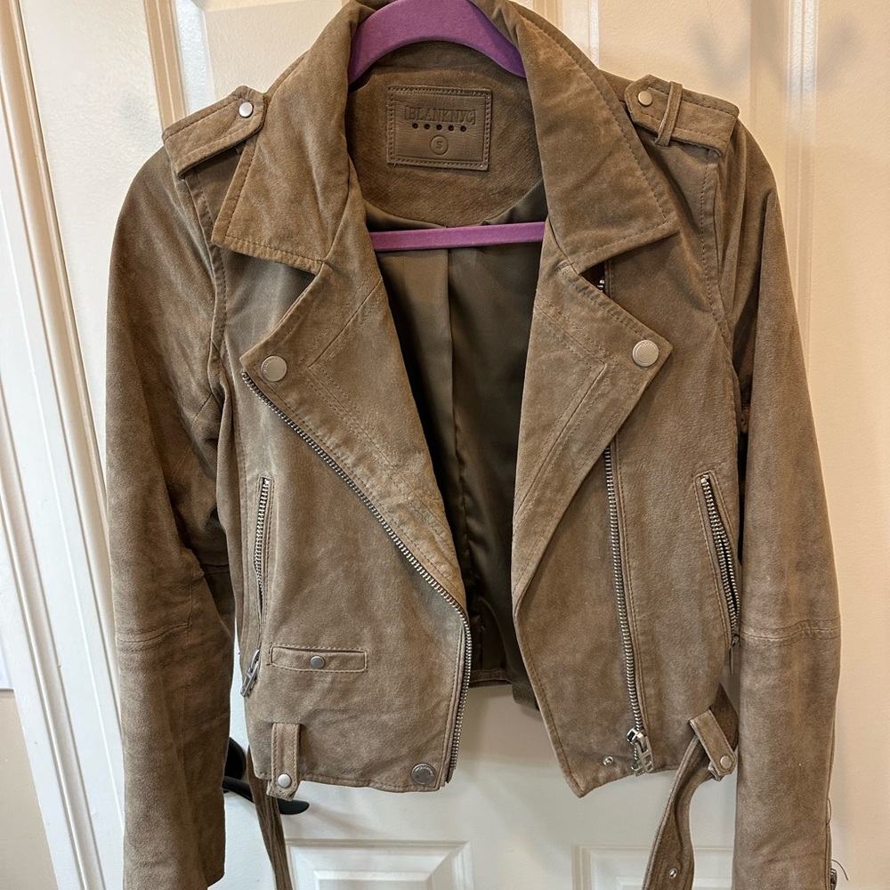 BLANK NYC WOMEN’S SUEDE JACKET